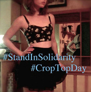 Illustration for article titled A Report From the Barricades of The Teen Crop Top Movement